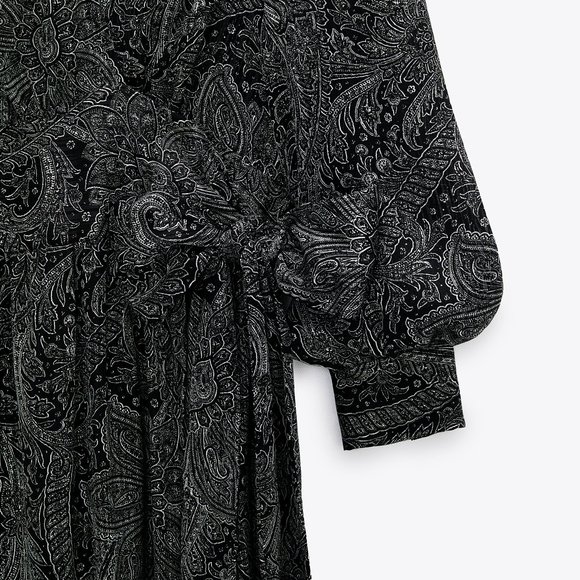 Zara Limited Edition Long Printed Dress - Picture 6 of 13